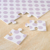 Kokeshi Doll Paars Puzzle Legpuzzel (Zijkant)