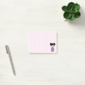Kokeshi Doll Pink Post-it® Notes 4 x 3 (Bureau)