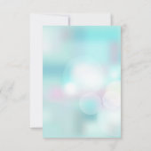 Kokeshi Doll rose Turquoise Merci (Dos)