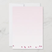 Kokeshi Doll Uitnodiging (Achterkant)