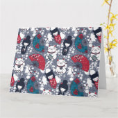 Kokeshi Kaart (Gele Bloem)