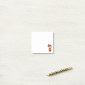 Kokeshi-pop 3" x 3" Post-it® Notes (Op bureau)