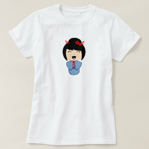 Kokeshi Pop T-Shirt voor Vrouwen