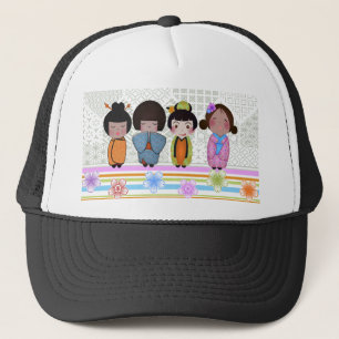 kokeshi poppen trucker pet