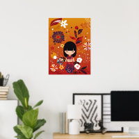 Kokeshi-poppenbos