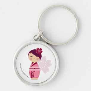 Kokeshi Sakura Premium Sleutelhanger
