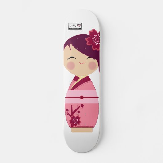 Kokeshi Sakura Sk8board Skateboard (Voorkant)