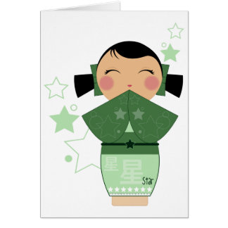 Kokeshi Star-kaarten