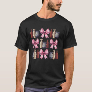 Kokette Boog Archeoloog Archeologie Vazen Moeders T-shirt