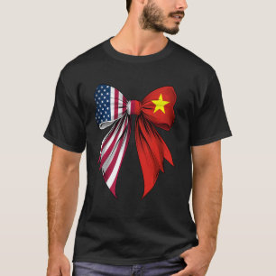 Kokette Boog Vietnam Wortels Erfgoed Vietnamese Tr T-shirt