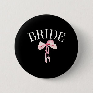 Kokette Bruid Met Kokette Strikken VerlovingsBrida Ronde Button 5,7 Cm