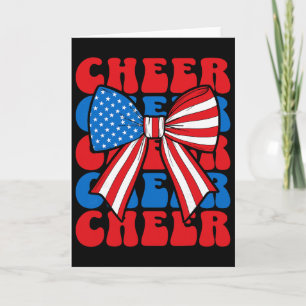 Kokette Cheerleader Sportboog Usa Amerikaans  Kaart