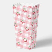 Kokette Kersen Monogame Bruids-Shower Bedankdoosjes (Achterkant)