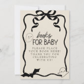 Kokette Little Boo Boeken voor Baby bordje Kaart (Achterkant)