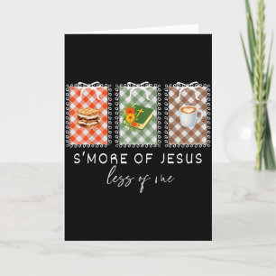 Kokette Smore Van Jezus Minder Van Mij Christelijk Kaart