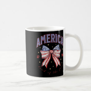 Kokette strik 4 juli meisjesachtig Amerika patriot Koffiemok