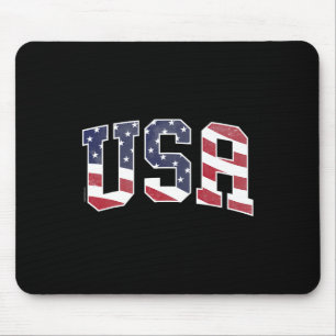 Kokette strik 4 juli VS Amerikaanse patriottische Muismat