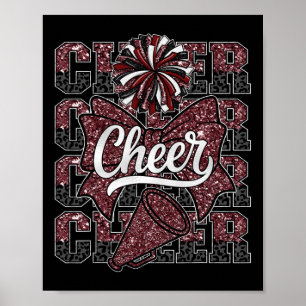 Kokette strik cheer grappige cheerleader cheerlead poster