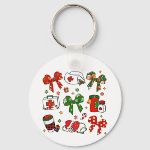 Kokette strik verpleegster Kerst verpleging Pretti Sleutelhanger