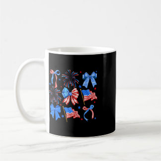 Kokette strikken Rood Wit Blauw Usa Vlag 4 juli  Koffiemok