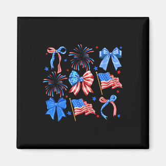 Kokette strikken Rood Wit Blauw Usa Vlag 4 juli  Magneet