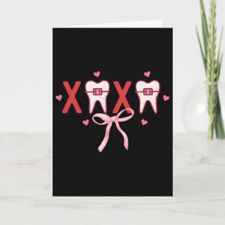 Kokette Tand Xoxo Tandarts Mondhygiënist Tandheelk Kaart