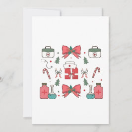 Kokette Verpleegster Boog Aangepaste Verpleegster  Kaart