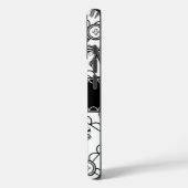 Kokette Zwarte Strik Case-Mate iPhone Case (Achterkant / Links)