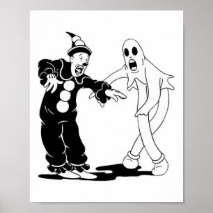 Koko de clown en de geest dansen poster