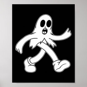 Koko de clown spookplaat spook poster