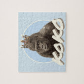 Koko The Gorilla Wearing Crown Legpuzzel (Verticaal)