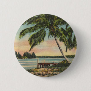 kokokospalmen ronde button 5,7 cm