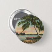  kokokospalmen ronde button 5,7 cm (Voorkant /achterkant)