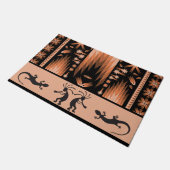Kokopelli American Indian Southwest Doormat Deurmat (Schuin)