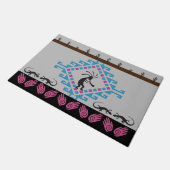 Kokopelli American Indian Southwest Doormat Deurmat (Schuin)