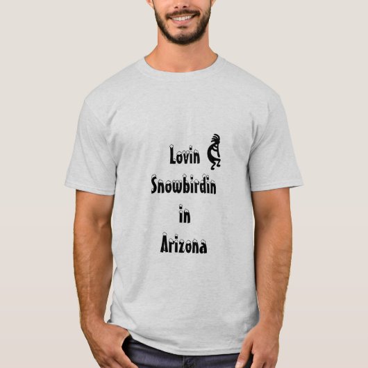 Kokopelli Arizona Snowbird T-shirt (Voorkant)