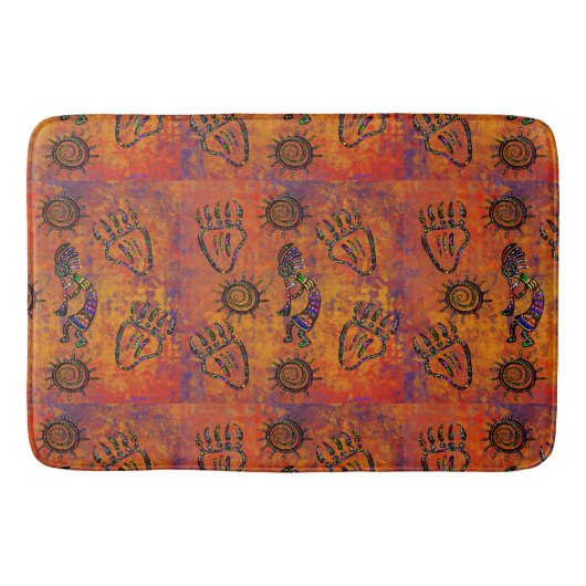 Kokopelli Art Badmat (Voorkant)