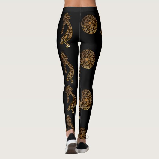 Kokopelli Art Leggings (Achterkant)