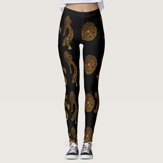 Kokopelli Art Leggings (Voorkant)
