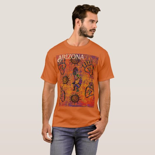 Kokopelli Art T-shirt (Voorkant volledig)