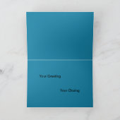 Kokopelli avec la carte de voeux noire Sun Southwe (Intérieur)