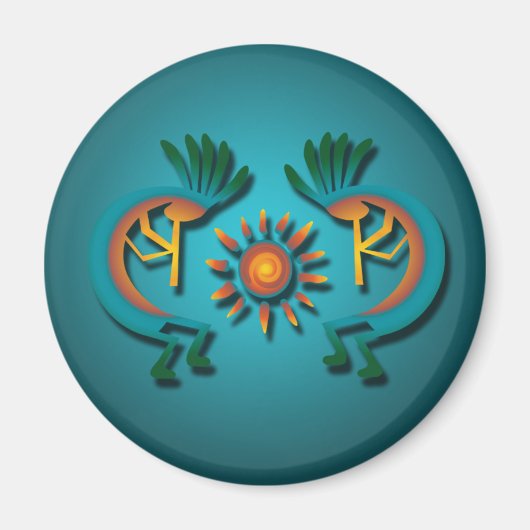 Kokopelli avec Sun Magnet (Devant)