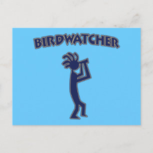 Kokopelli Birdwatcher Briefkaart