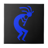 Kokopelli Blue Tegeltje (Voorkant)