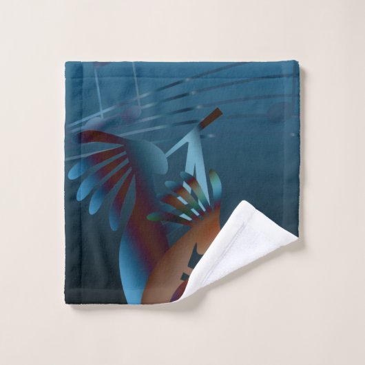 Kokopelli Blues (Gant de toilette)