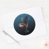 Kokopelli Blues Music 3" Ronde Sticker (Envelop)