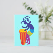 Kokopelli Briefkaart (Staand voorkant)