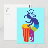 Kokopelli Briefkaart (Voorkant / Achterkant)