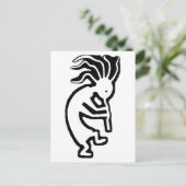Kokopelli Briefkaart (Staand voorkant)