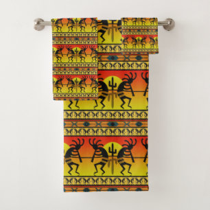 Kokopelli Cactus Motif Sud-ouest